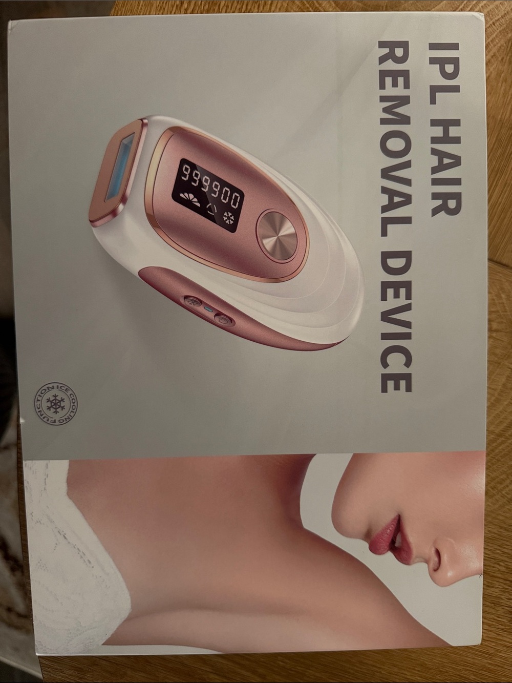 IPL Hair Removal Device - White & Rose Gold